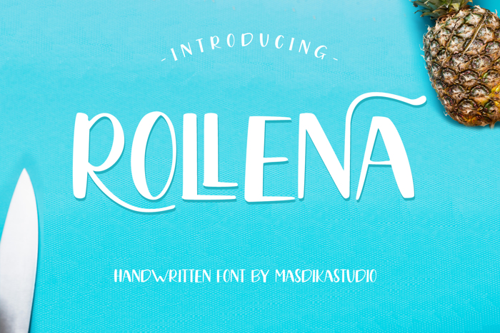 Rollena Font poster