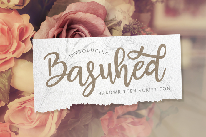 Basuhed Font poster