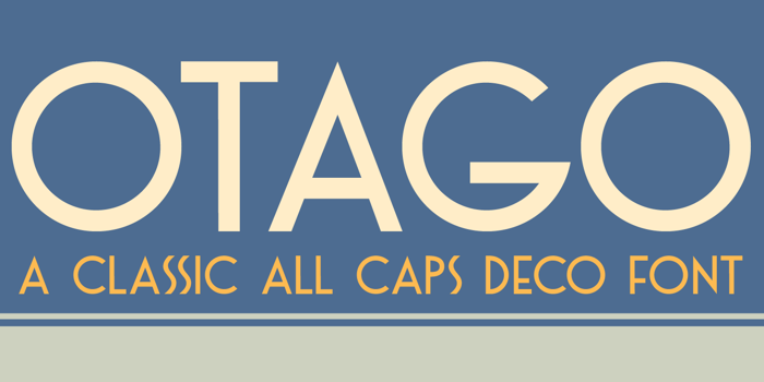 DK Otago Font poster
