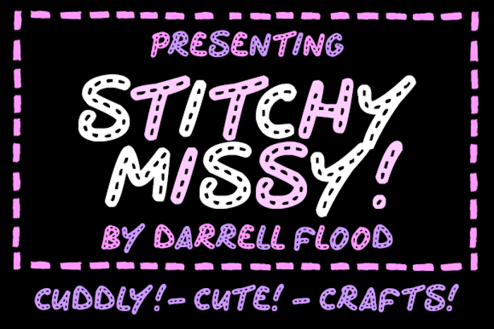 Stitchy Missy Font poster