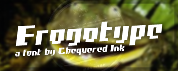 Frogotype Font poster