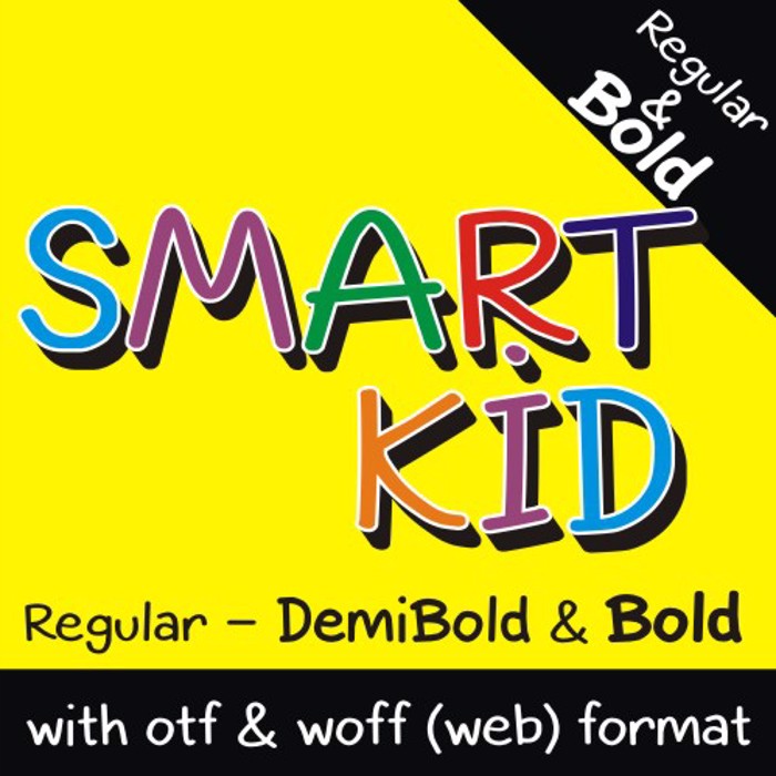 Smart Kid Font poster