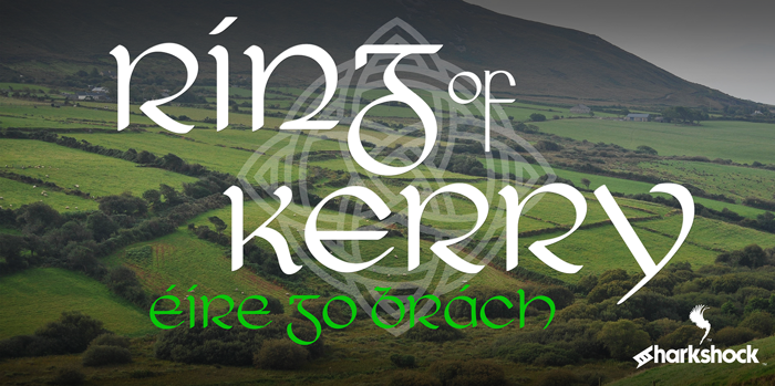 Ring of Kerry Font poster