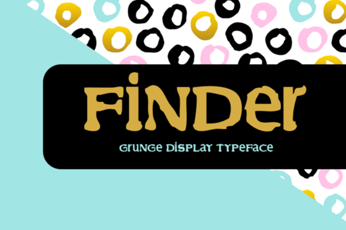 Finder Font poster