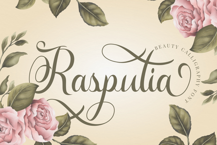 Rasputia Font poster