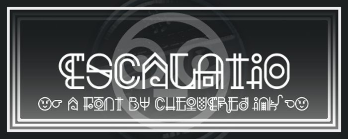 Escalatio Font poster