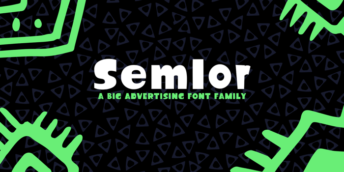 Semlor Font poster