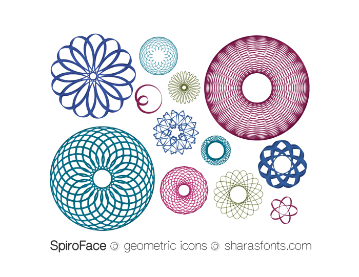 SpiroFace Font poster
