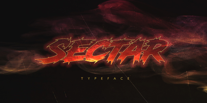 Sectar Font poster
