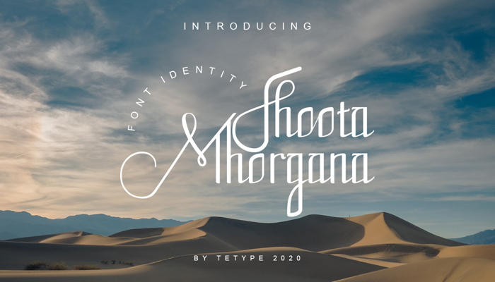 Fhoota Mhorgana Font poster