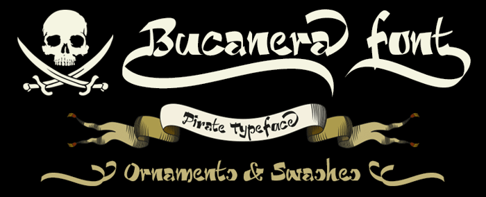 Bucanera Font poster