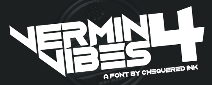 Vermin Vibes 4 Font poster