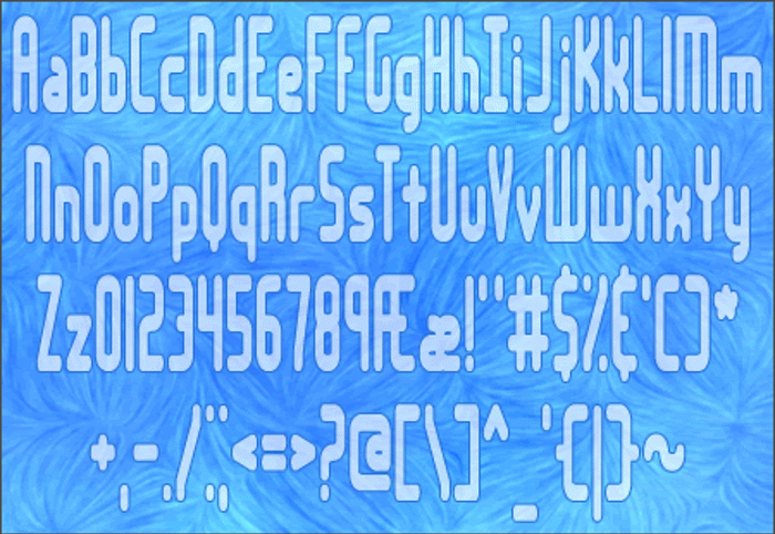 Lakeshore BRK Font poster