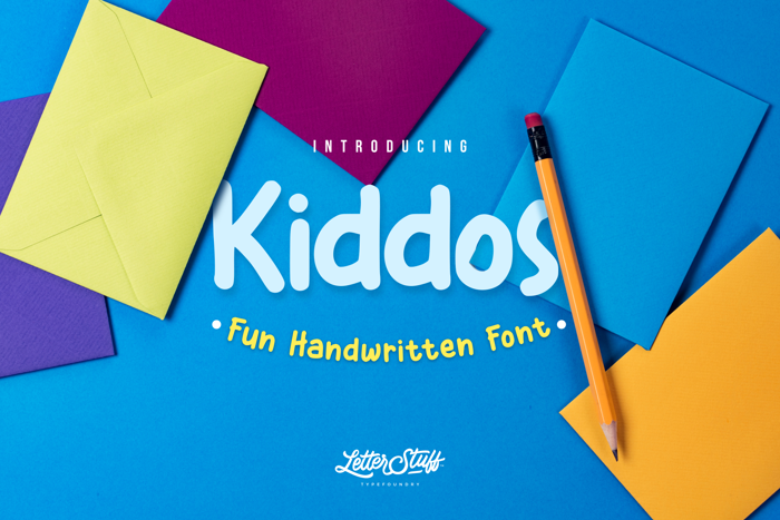 Kiddos Font poster