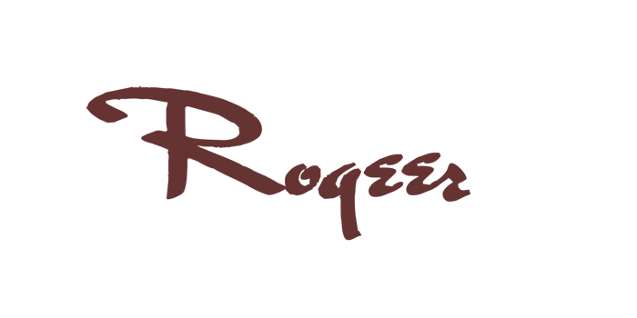 Rogeer Font poster