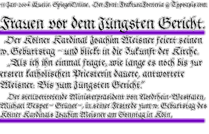 FrakturaFonteria Font poster