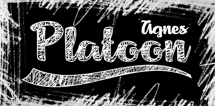 Agnes Platoon Font poster