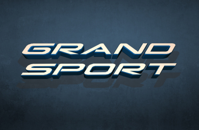 Grand Sport Font poster