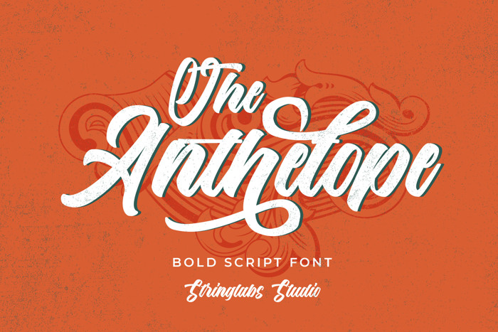 The Anthelope Font poster