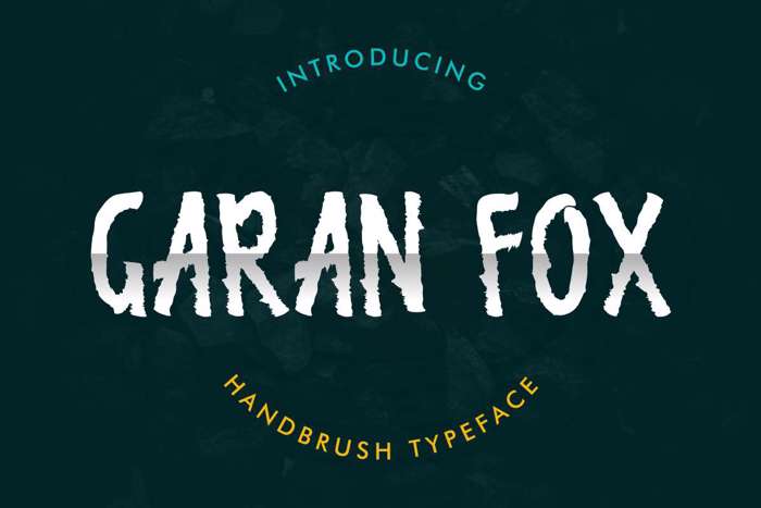 Garan Fox Font poster