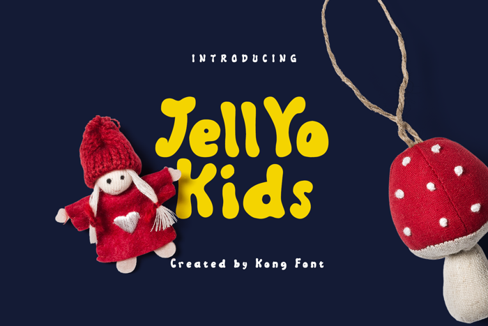 Jellyo Font poster