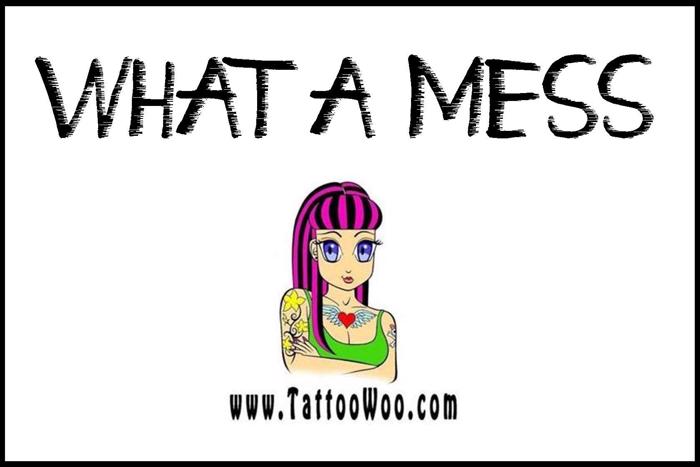 What a Mess Font poster
