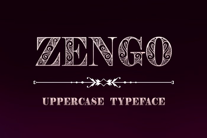 Zengo Font poster