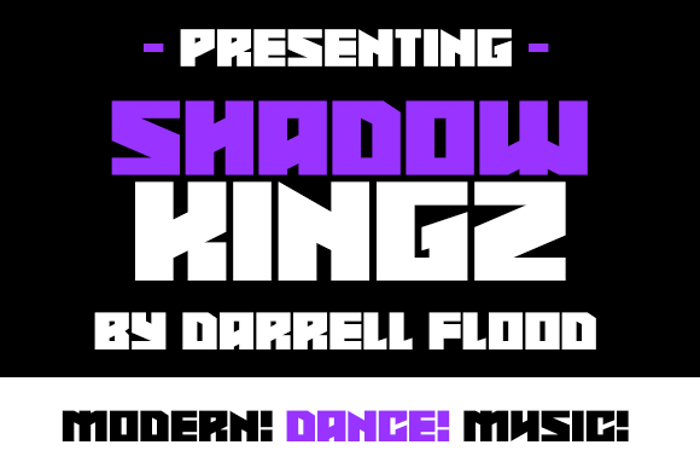 Shadowkingz Font poster
