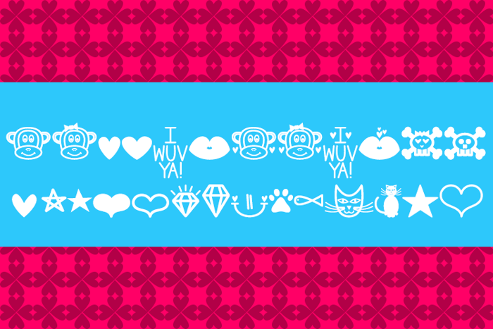 MF Dings 2 Font poster
