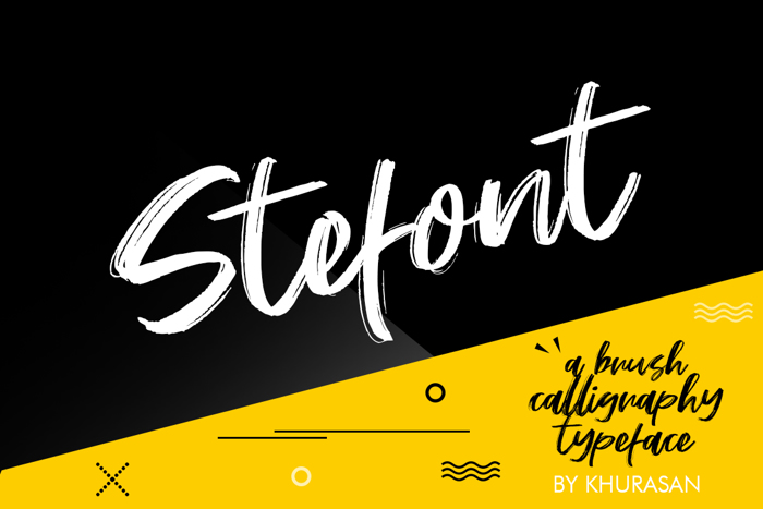Stefont Font poster