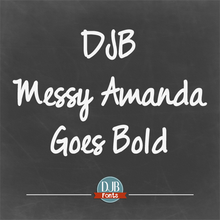 DJB Messy Amanda Goes Bold poster