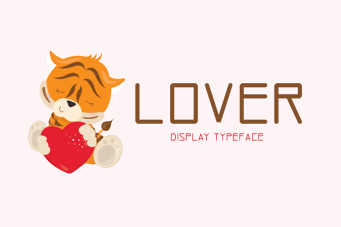 Lover Font poster