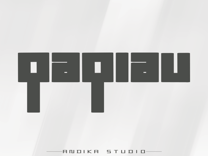 Qiadaqaqu Font poster