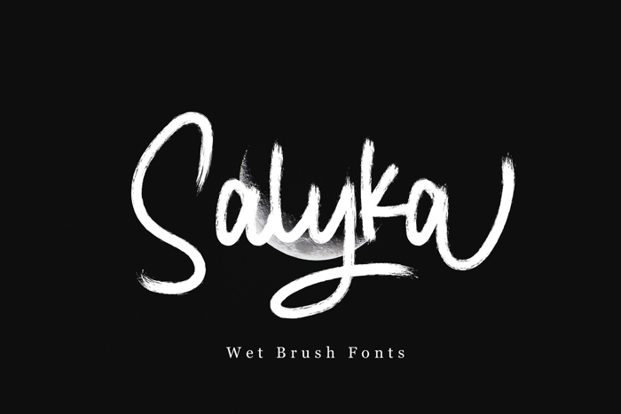 Salyka Font poster