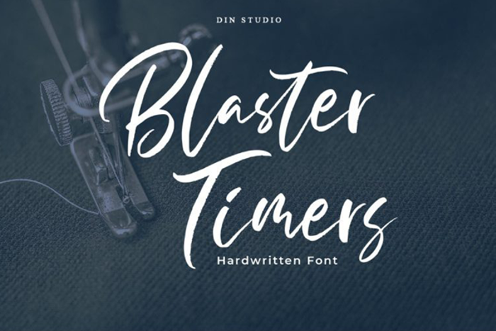 Blaster Timers Font poster