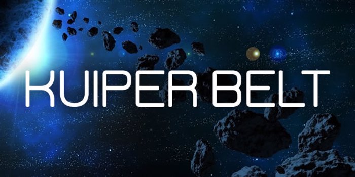 Kuiper Belt Font poster