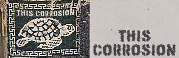 This Corrosion Font poster
