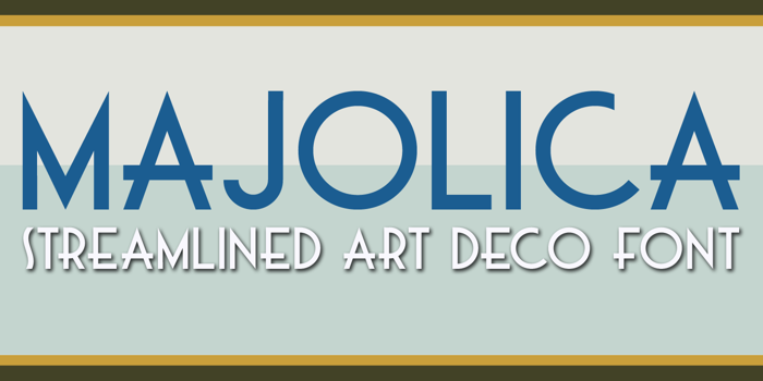 DK Majolica Font poster