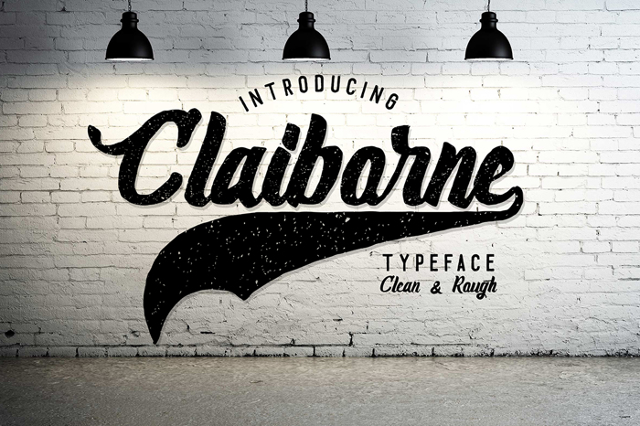 Claiborne Font poster