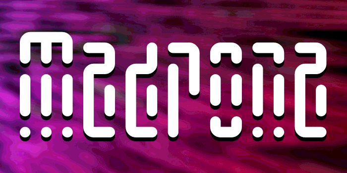 Madrona Font poster