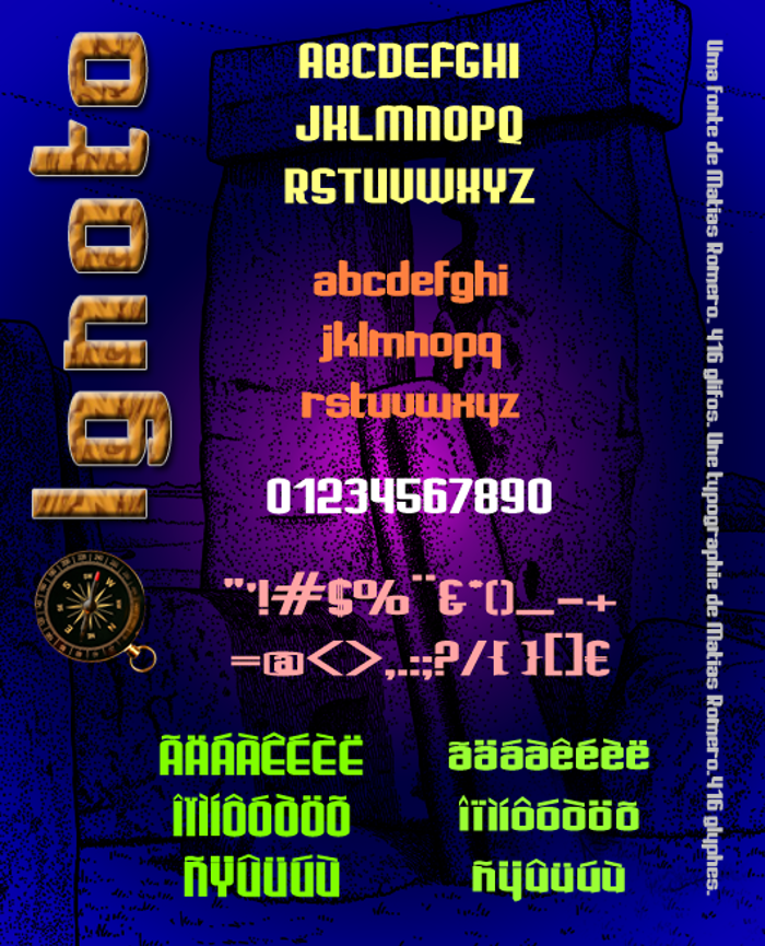 Ignoto Font poster