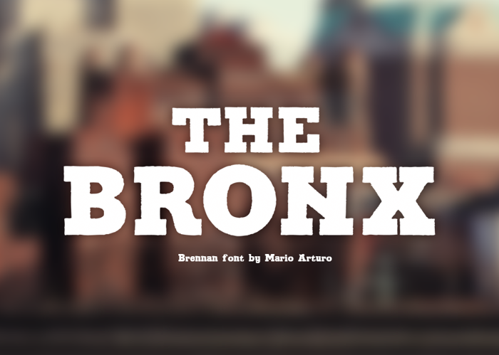 Brennan Font poster
