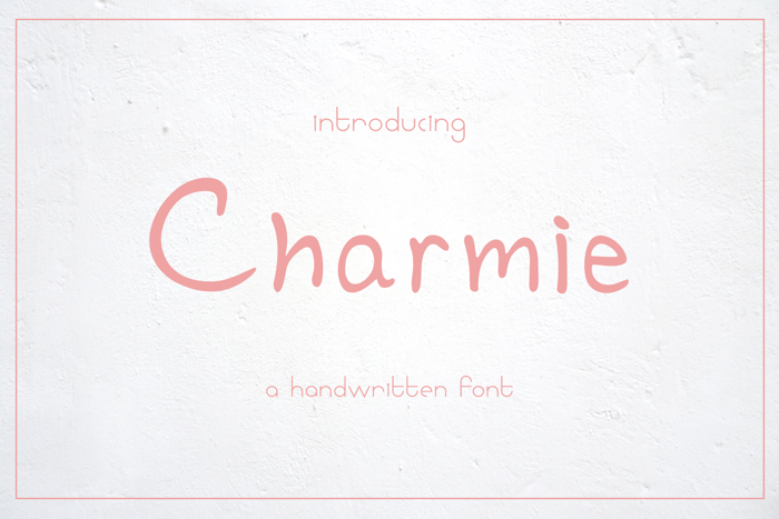 Charmie Font poster