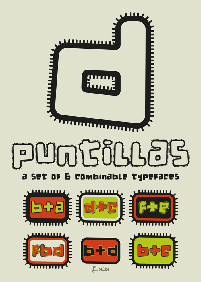 d puntillas Font