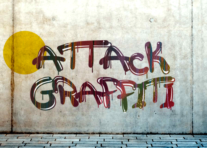 A Attack Graffiti Font | wepfont | FontSpace