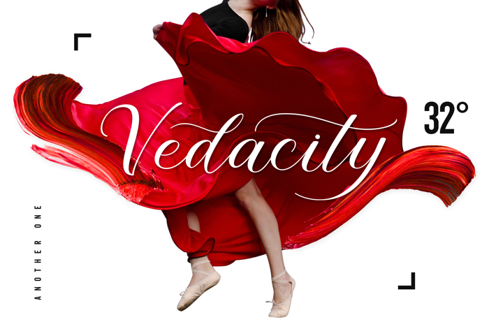 Vedacity Font poster
