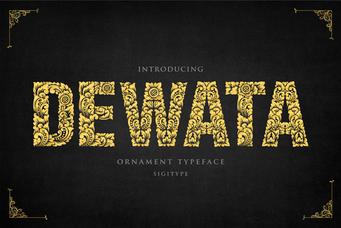 Dewata Font poster
