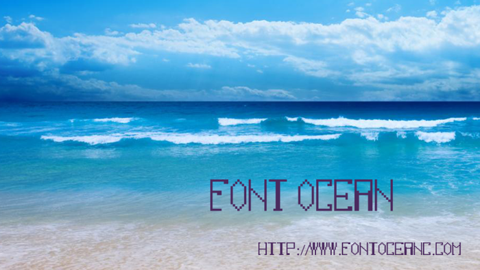 fontocean Font poster