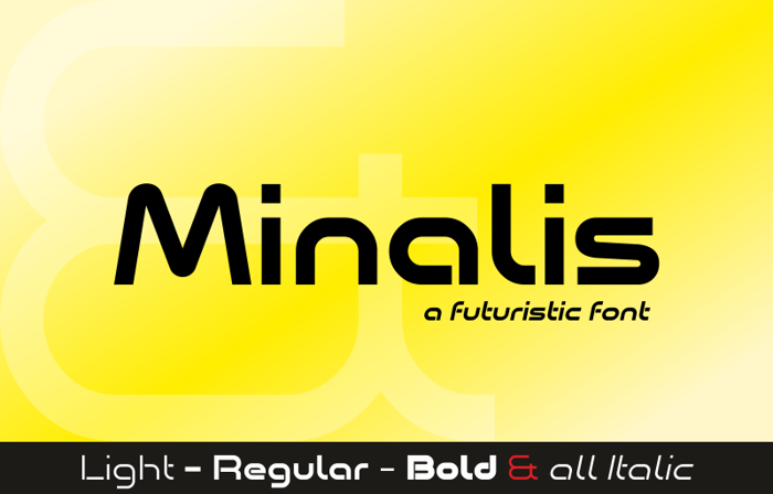 Minalis Demo Font poster