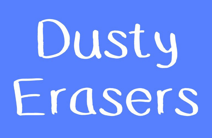 DustyErasers Font poster